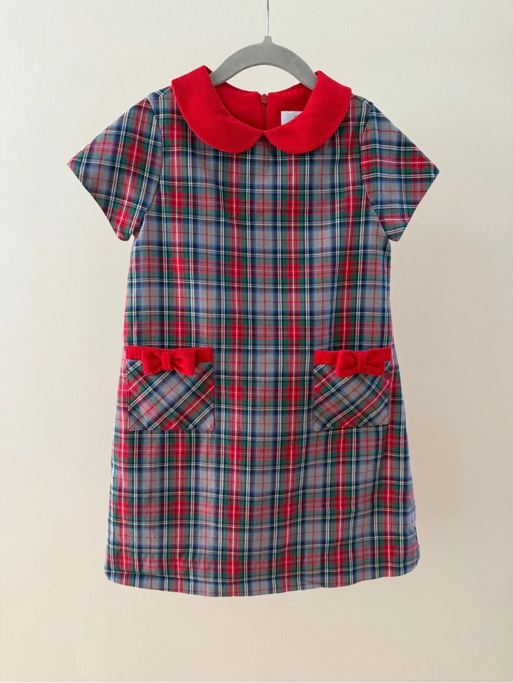 Florence Eiseman | Holiday Shift Dress | Peter Pan Collar | Size 5